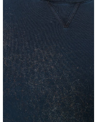 dunkelblauer Pullover mit einem Rundhalsausschnitt von Etro