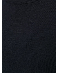 dunkelblauer Pullover mit einem Rundhalsausschnitt von A.P.C.