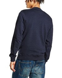 dunkelblauer Pullover mit einem Rundhalsausschnitt von Dickies