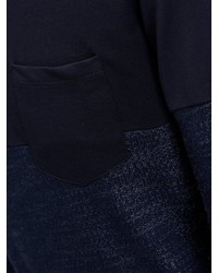 dunkelblauer Pullover mit einem Rundhalsausschnitt von Jack & Jones