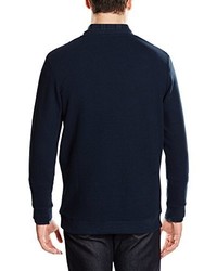 dunkelblauer Pullover mit einem Rundhalsausschnitt von JACK & JONES PREMIUM