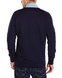 dunkelblauer Pullover mit einem Rundhalsausschnitt von Levi's