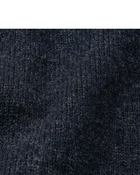 dunkelblauer Pullover mit einem Rundhalsausschnitt von Tom Ford
