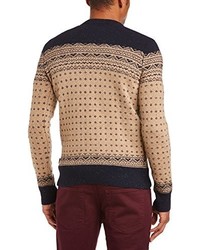 dunkelblauer Pullover mit einem Rundhalsausschnitt von Musto