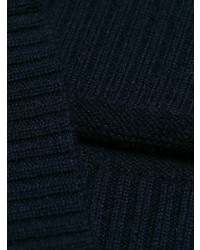 dunkelblauer Pullover mit einem Rundhalsausschnitt von Chloé