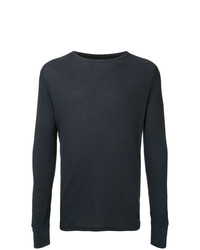 dunkelblauer Pullover mit einem Rundhalsausschnitt von rag & bone