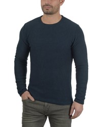 dunkelblauer Pullover mit einem Rundhalsausschnitt von Redefined Rebel