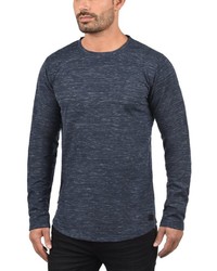 dunkelblauer Pullover mit einem Rundhalsausschnitt von Redefined Rebel