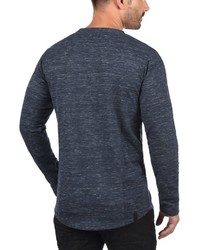 dunkelblauer Pullover mit einem Rundhalsausschnitt von Redefined Rebel