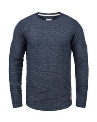 dunkelblauer Pullover mit einem Rundhalsausschnitt von Redefined Rebel