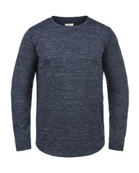 dunkelblauer Pullover mit einem Rundhalsausschnitt von Redefined Rebel