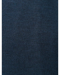 dunkelblauer Pullover mit einem Rundhalsausschnitt von Etro
