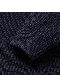 dunkelblauer Pullover mit einem Rundhalsausschnitt von Lanvin