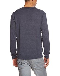 dunkelblauer Pullover mit einem Rundhalsausschnitt von Volcom