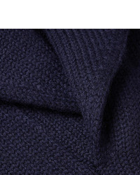 dunkelblauer Pullover mit einem Schalkragen von Polo Ralph Lauren