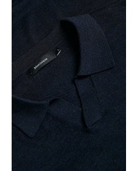 dunkelblauer Pullover mit einem V-Ausschnitt von Matinique