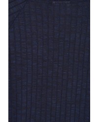dunkelblauer Pullover mit einem V-Ausschnitt von Zizzi