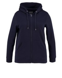 dunkelblauer Pullover mit einer Kapuze von Evans