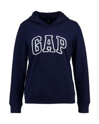 dunkelblauer Pullover mit einer Kapuze von Gap