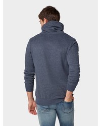 dunkelblauer Pullover mit einer weiten Rollkragen von Tom Tailor Denim