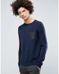 dunkelblauer Pullover von Asos