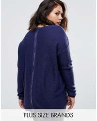 dunkelblauer Pullover von Brave Soul