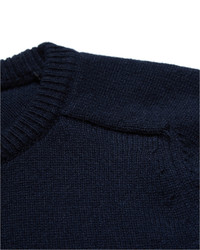 dunkelblauer Pullover von Saint Laurent