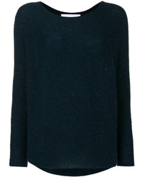 dunkelblauer Pullover von Christian Wijnants