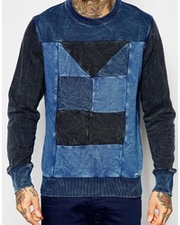 dunkelblauer Pullover von Diesel