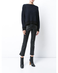 dunkelblauer Pullover von Helmut Lang