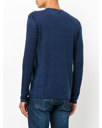 dunkelblauer Pullover von John Varvatos