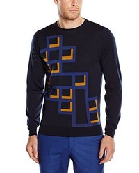 dunkelblauer Pullover von John Smedley