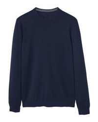 dunkelblauer Pullover von Mango