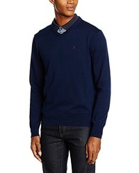 dunkelblauer Pullover von Merc of London