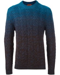 dunkelblauer Pullover von Missoni