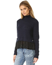 dunkelblauer Pullover von Rebecca Taylor