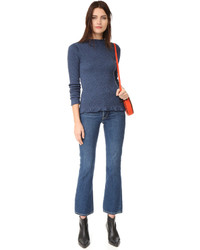 dunkelblauer Pullover von Ulla Johnson