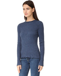 dunkelblauer Pullover von Ulla Johnson