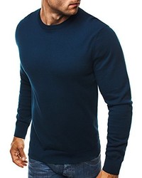 dunkelblauer Pullover von OZONEE
