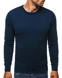 dunkelblauer Pullover von OZONEE