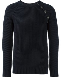 dunkelblauer Pullover von Pierre Balmain