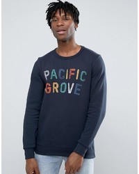dunkelblauer Pullover von Pull&Bear