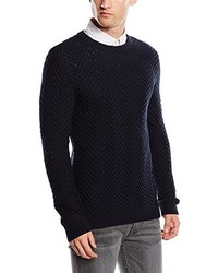 dunkelblauer Pullover von Selected Homme