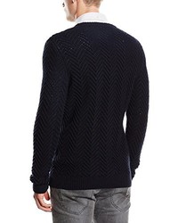 dunkelblauer Pullover von Selected Homme