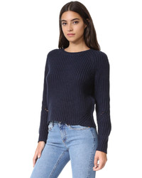 dunkelblauer Pullover von 360 Sweater