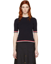 dunkelblauer Pullover von Thom Browne