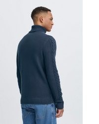 dunkelblauer Rollkragenpullover von BLEND