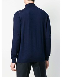 dunkelblauer Rollkragenpullover von Lanvin