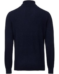 dunkelblauer Rollkragenpullover von COMMANDER