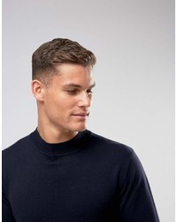 dunkelblauer Rollkragenpullover von French Connection